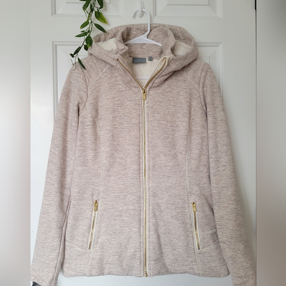 Athleta Luxe Stronger Fur Lining Zip-Up Hoodie